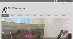 Desktop Screenshot of alesundkunstfagskole.no